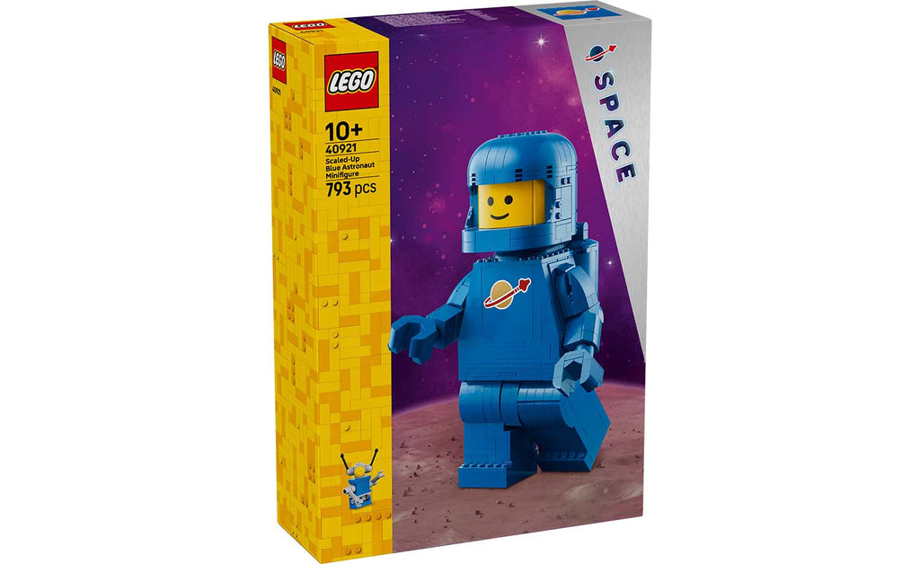 LEGO Iconic Scaled-Up Blue Astronaut Minifigure 40921