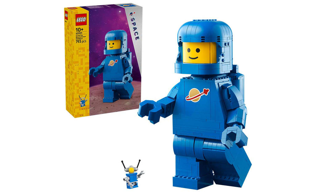 LEGO Iconic Scaled-Up Blue Astronaut Minifigure 40921