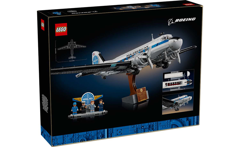 LEGO ICONS Douglas DC-3 PAN AM Airliner 11378
