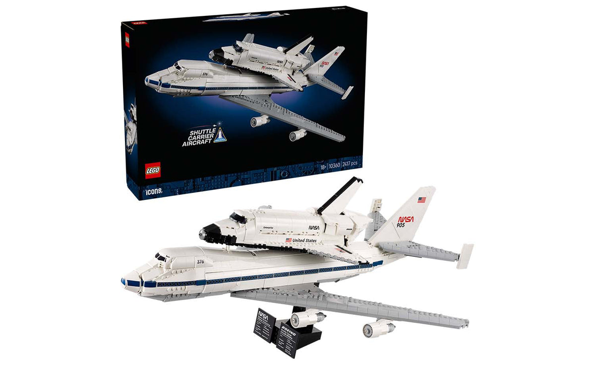 LEGO ICONS Shuttle Carrier Aircraft 10360