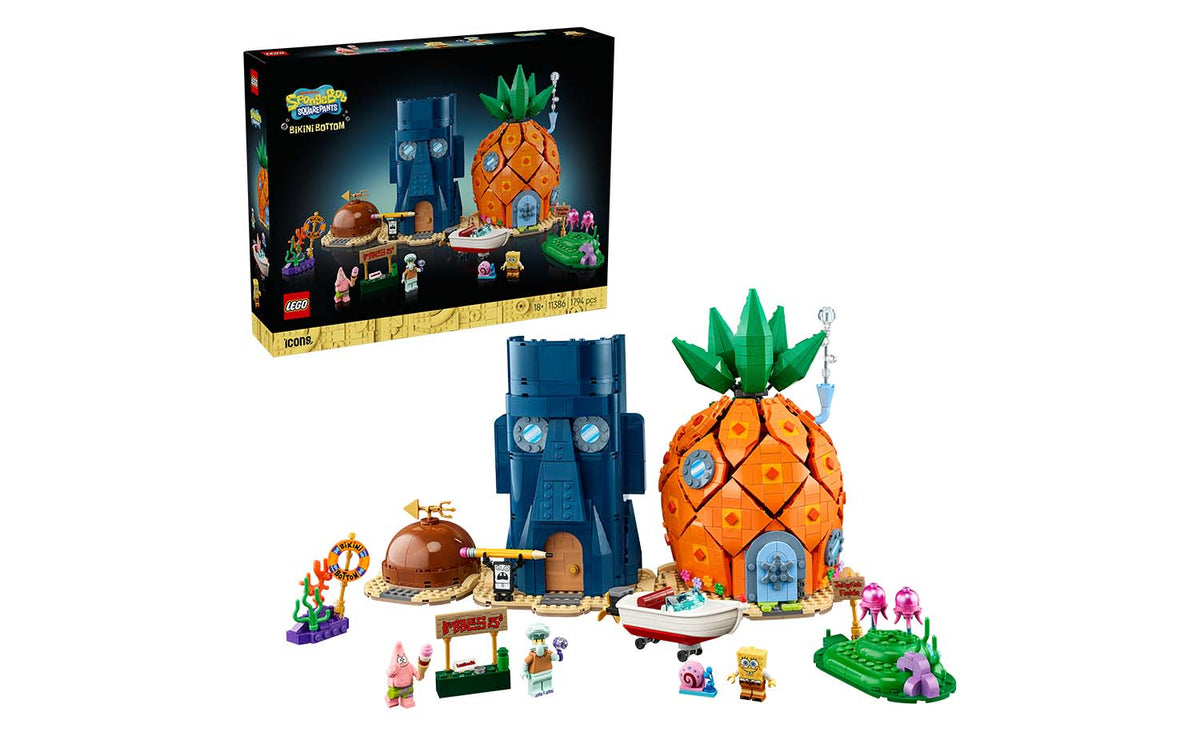 LEGO ICONS SpongeBob SquarePants: Bikini Bottom 11386