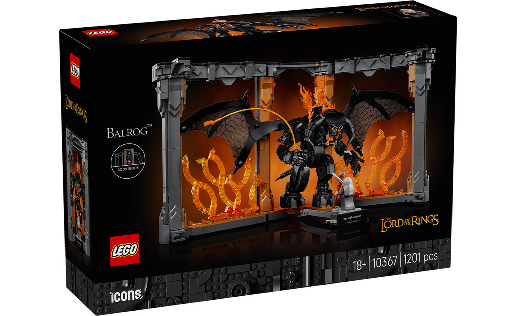 LEGO ICONS The Lord of the Rings: Balrog Book Nook 10367