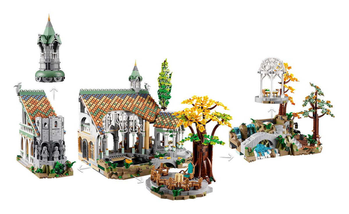 LEGO ICONS THE LORD OF THE RINGS: RIVENDELL 10316
