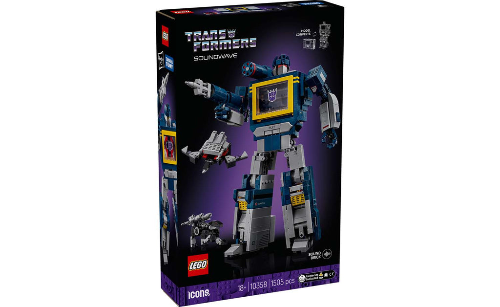 LEGO ICONS Transformers: Soundwave 10358