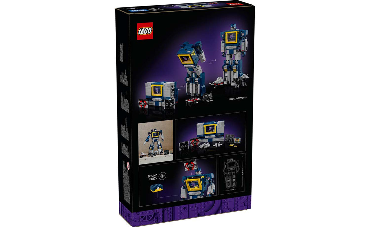 LEGO ICONS Transformers: Soundwave 10358