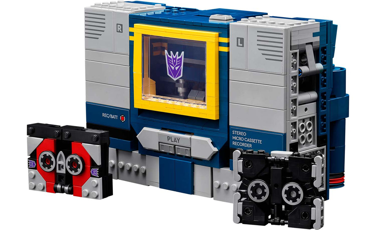 LEGO ICONS Transformers: Soundwave 10358