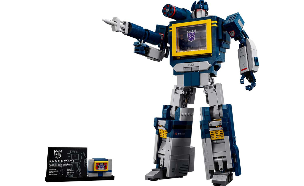 LEGO ICONS Transformers: Soundwave 10358