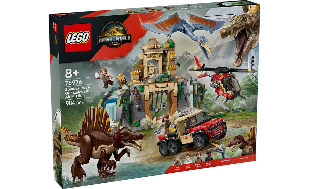 LEGO Jurassic World Spinosaurus & Quetzalcoatlus Air Mission 76976