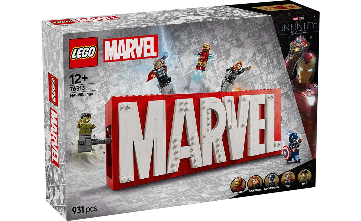 LEGO MARVEL Logo & Minifigures 76313