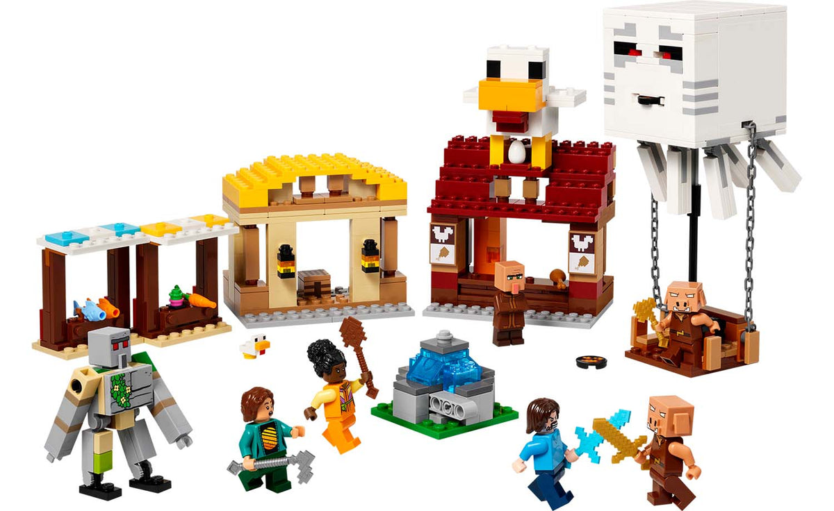 LEGO Minecraft The Ghast Balloon Village Attack 21273