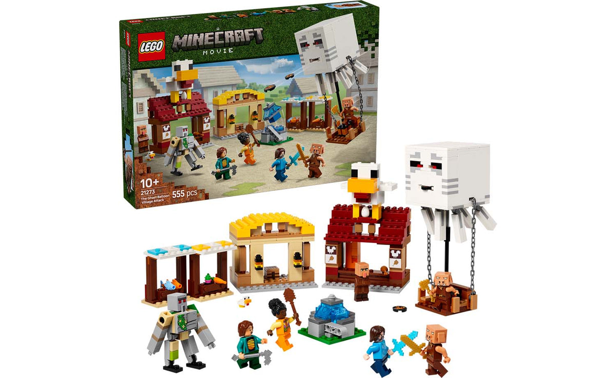 LEGO Minecraft The Ghast Balloon Village Attack 21273