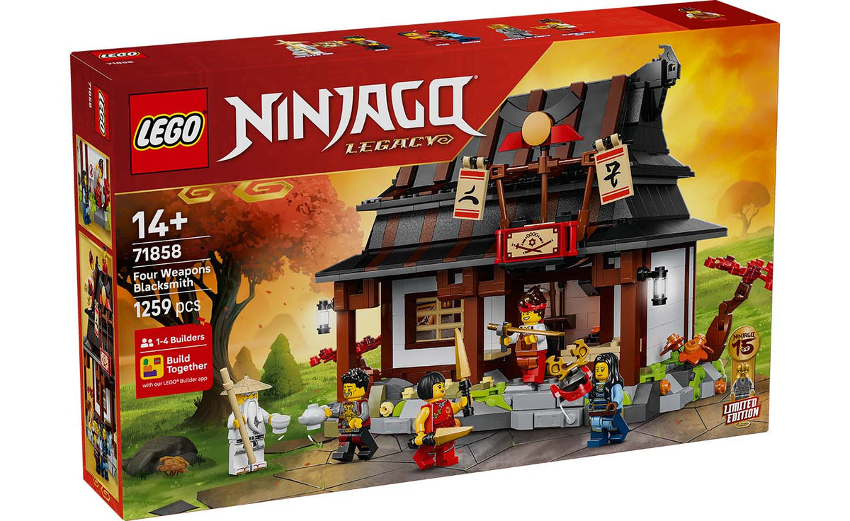 LEGO NINJAGO Four Weapons Blacksmith 15th Anniversary 71858