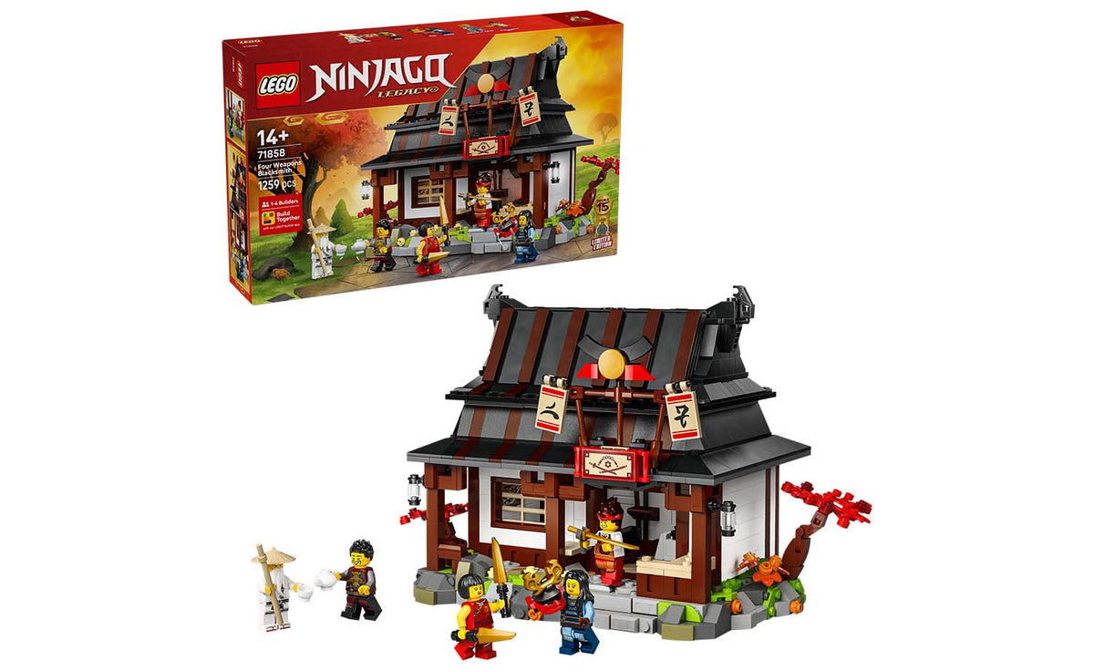 LEGO NINJAGO Four Weapons Blacksmith 15th Anniversary 71858