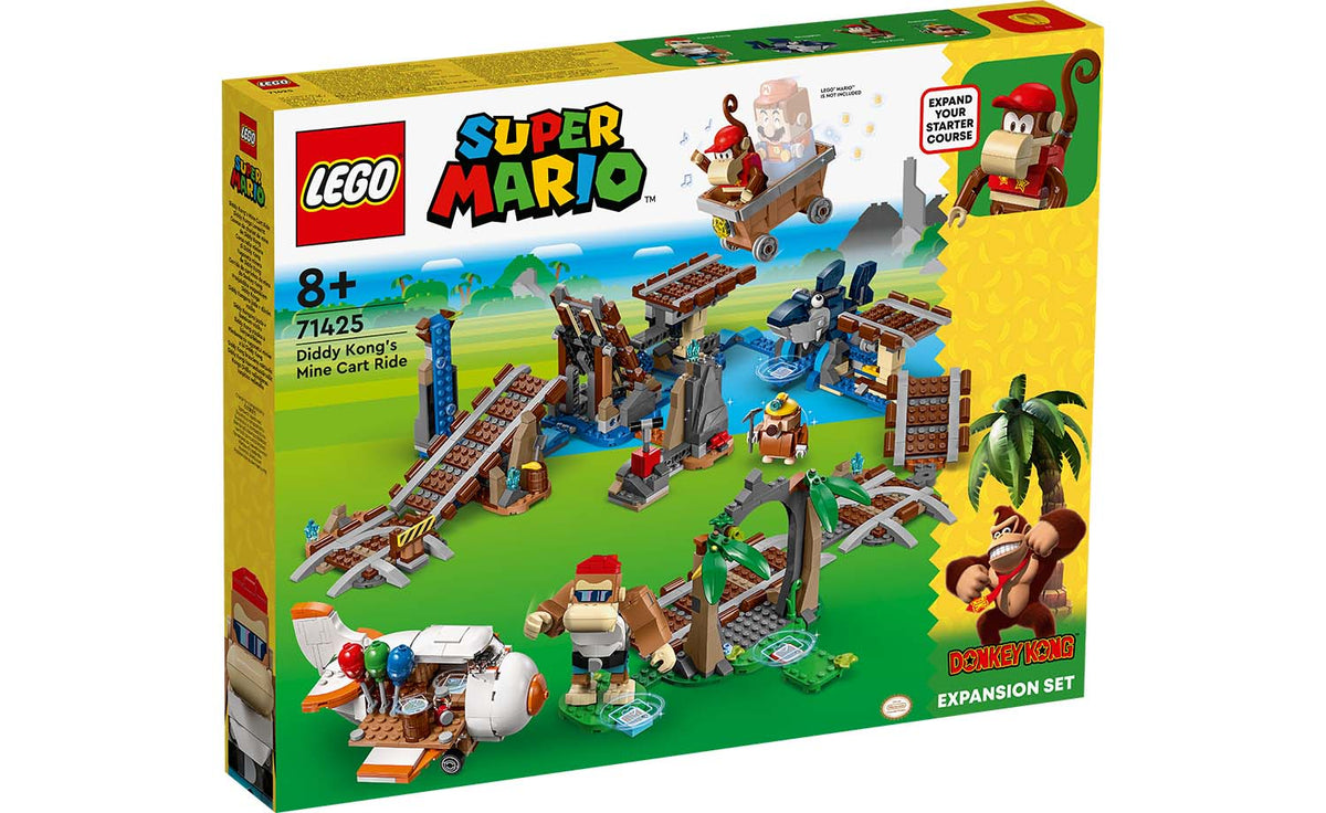 LEGO Super Mario Diddy Kong's Mine Cart Ride Expansion Set 71425