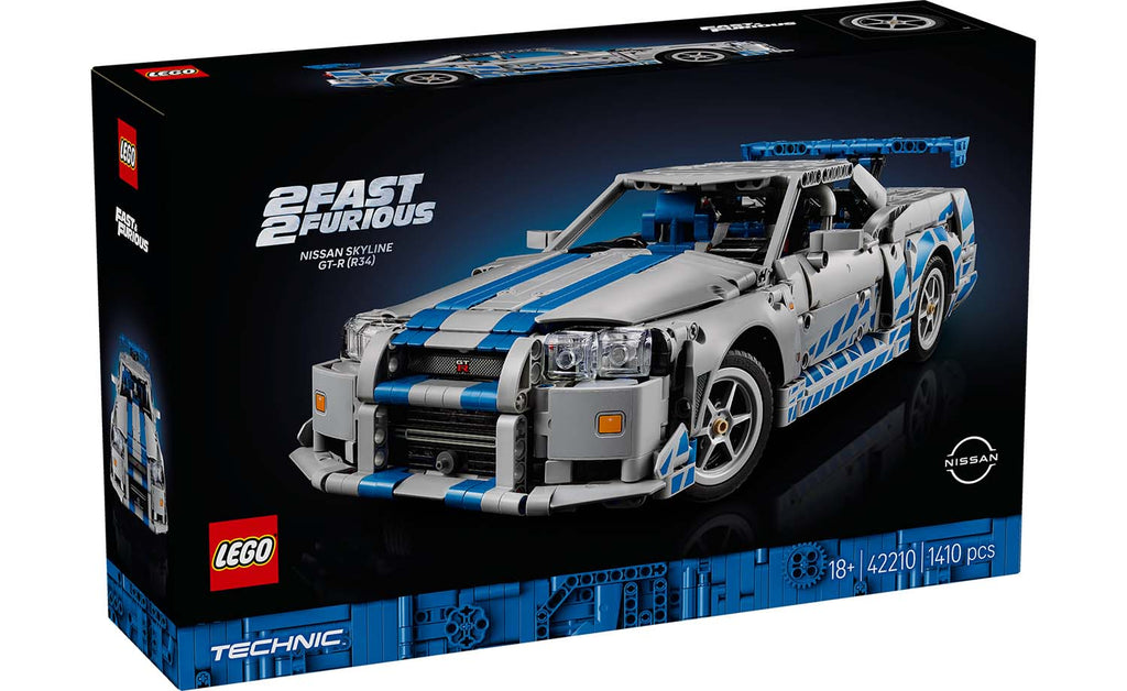 LEGO Technic 2 Fast 2 Furious Nissan Skyline GT-R (R34) Car 42210