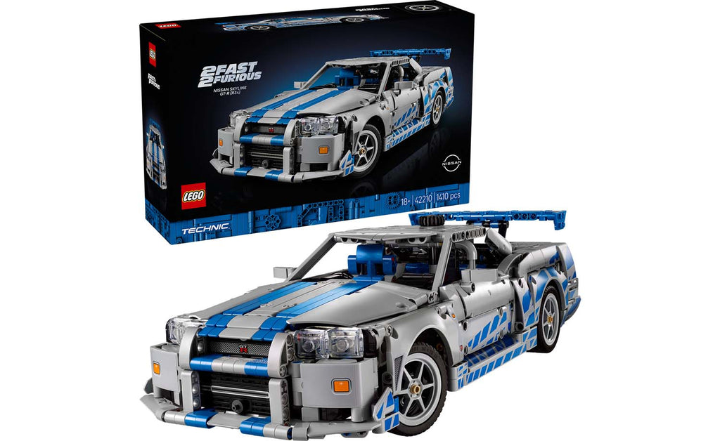 LEGO Technic 2 Fast 2 Furious Nissan Skyline GT-R (R34) Car 42210