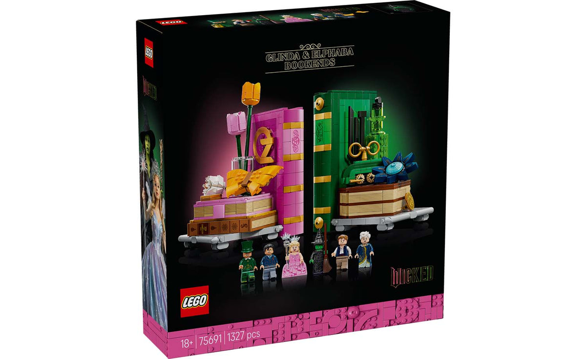 LEGO Wicked Glinda & Elphaba Bookends 75691