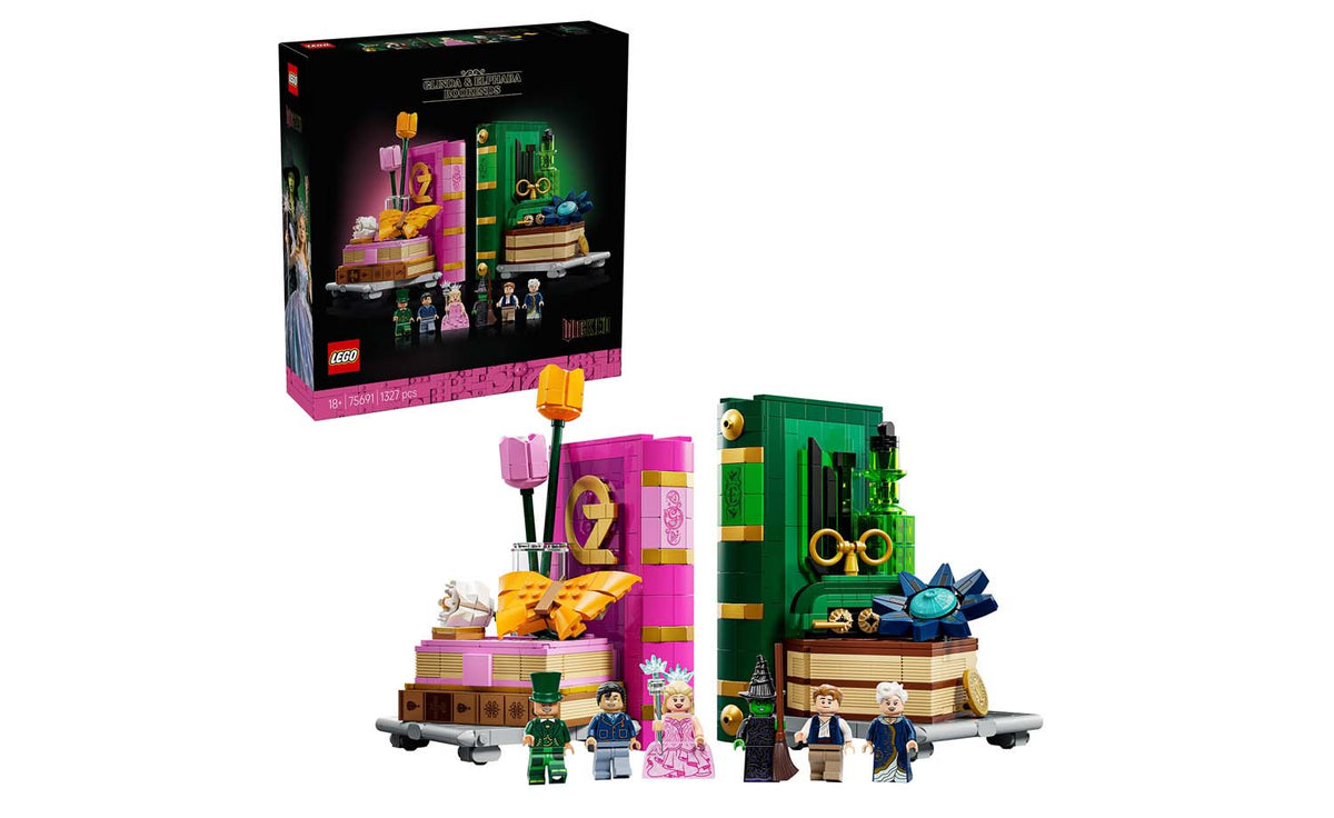 LEGO Wicked Glinda & Elphaba Bookends 75691